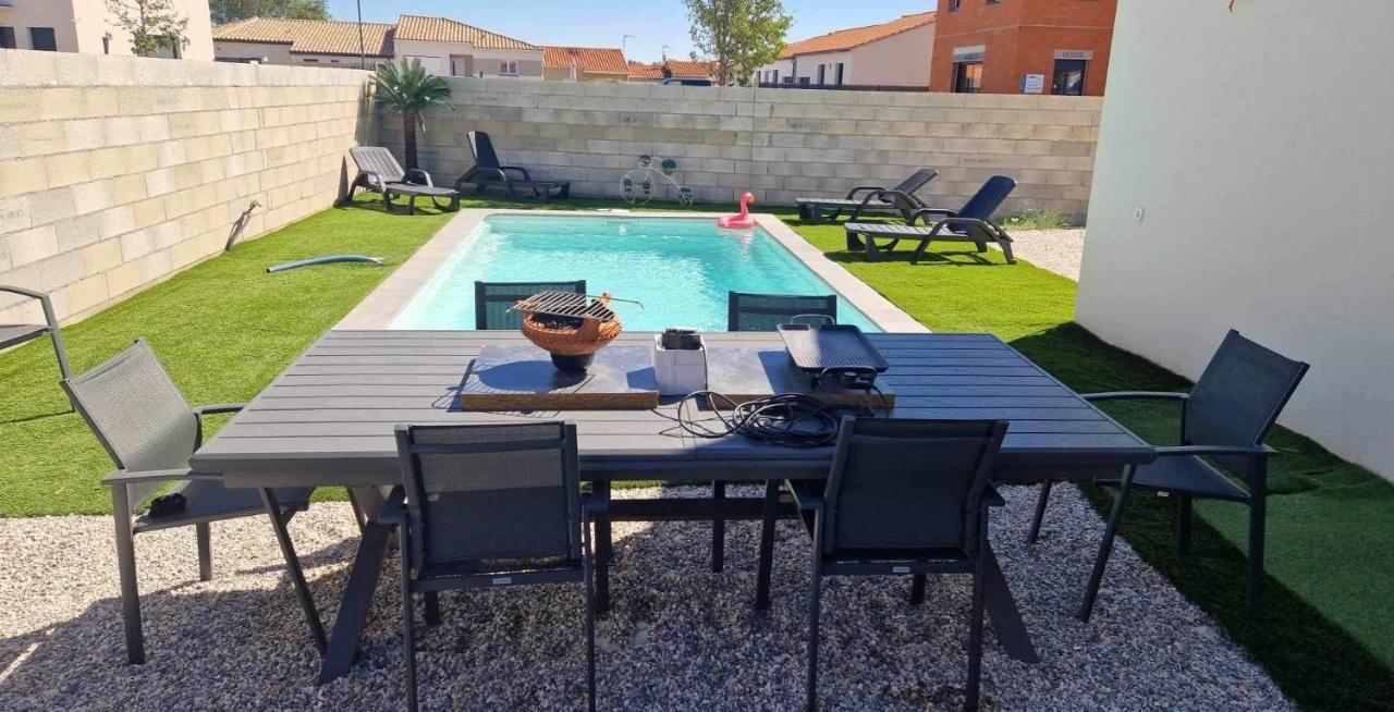 Appart Tout Neuf + Piscine Rivesaltes Exteriér fotografie